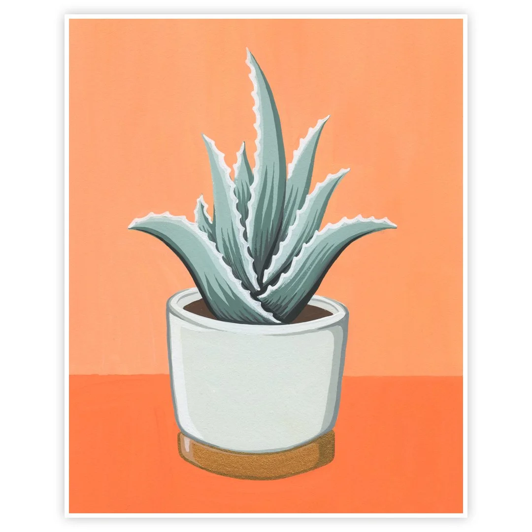 Potted Aloe No. 27 | Art Print #206