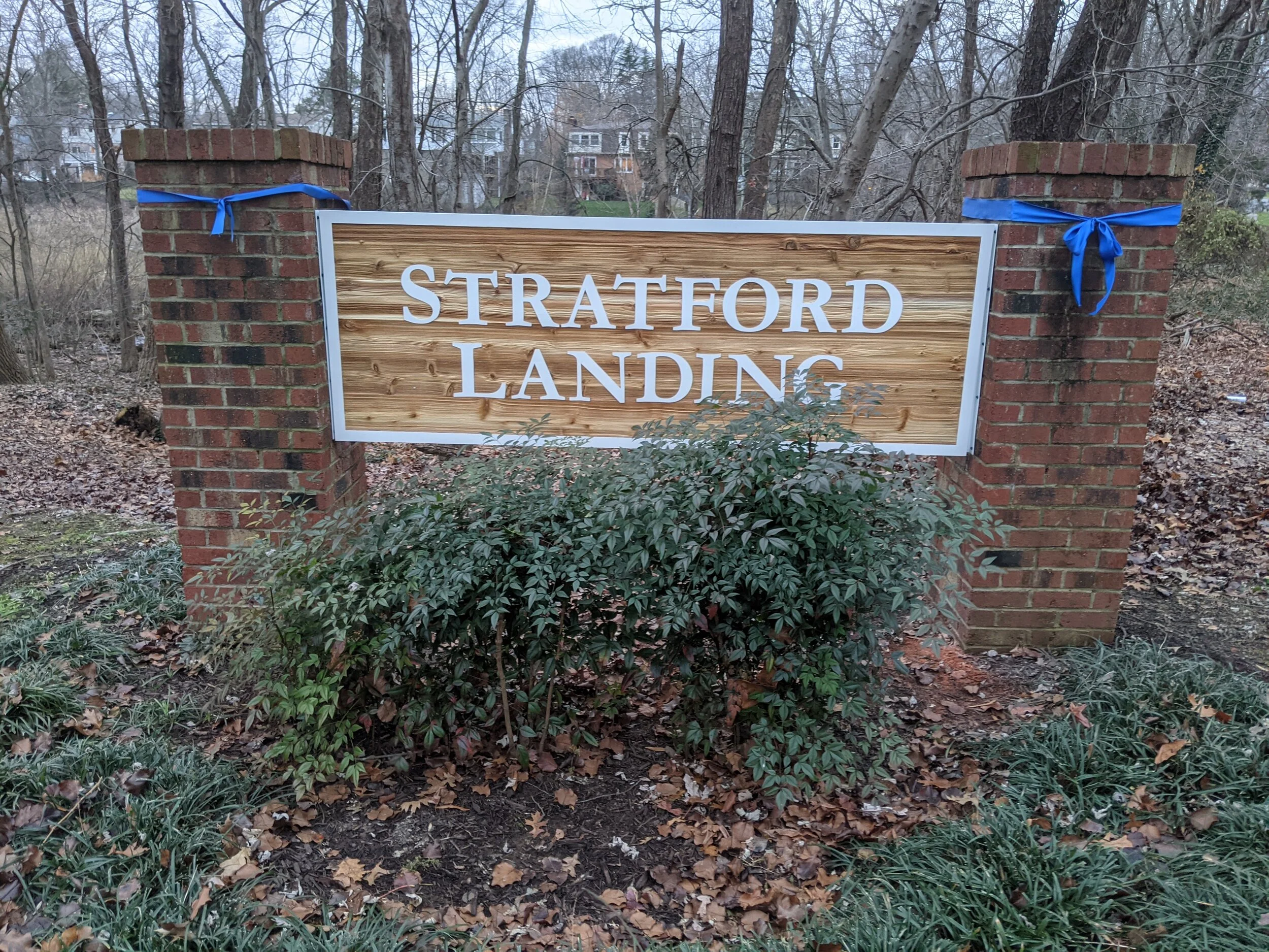 Entrance Signs Project — Stratford Landing