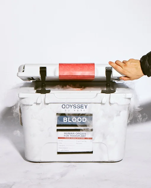 organ donor lunch cooler