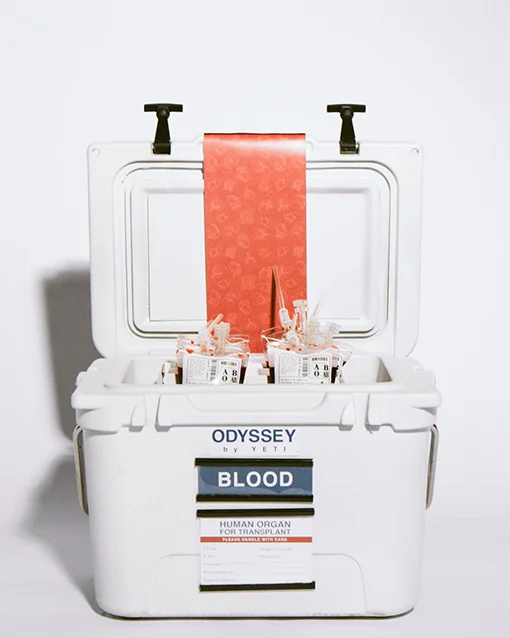 organ donor lunch cooler