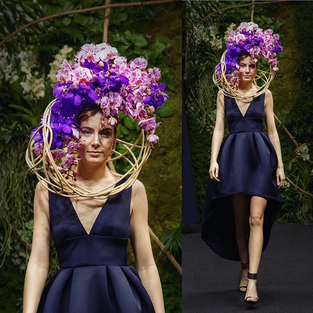 | M I L A N  C O L L E C T I O N | #3. Designed for Spring / Summer 2020. Photography by @azzurrapiccardi. Floral Design by @flower.couture, Sponsorship by @myplantgarden, Floral Sponsorship by @lombarda_flor_decor, Makeup: Nana, Show Coordination: E