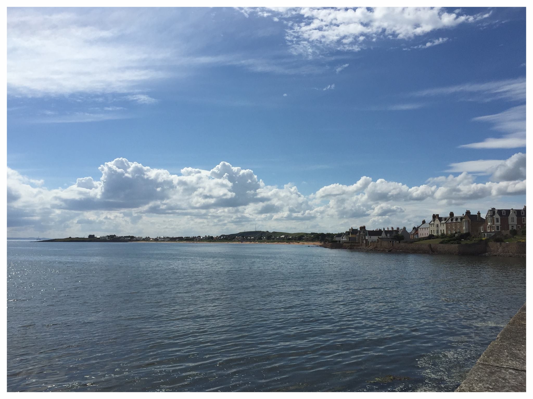 View of Elie from Ship Inn terrace