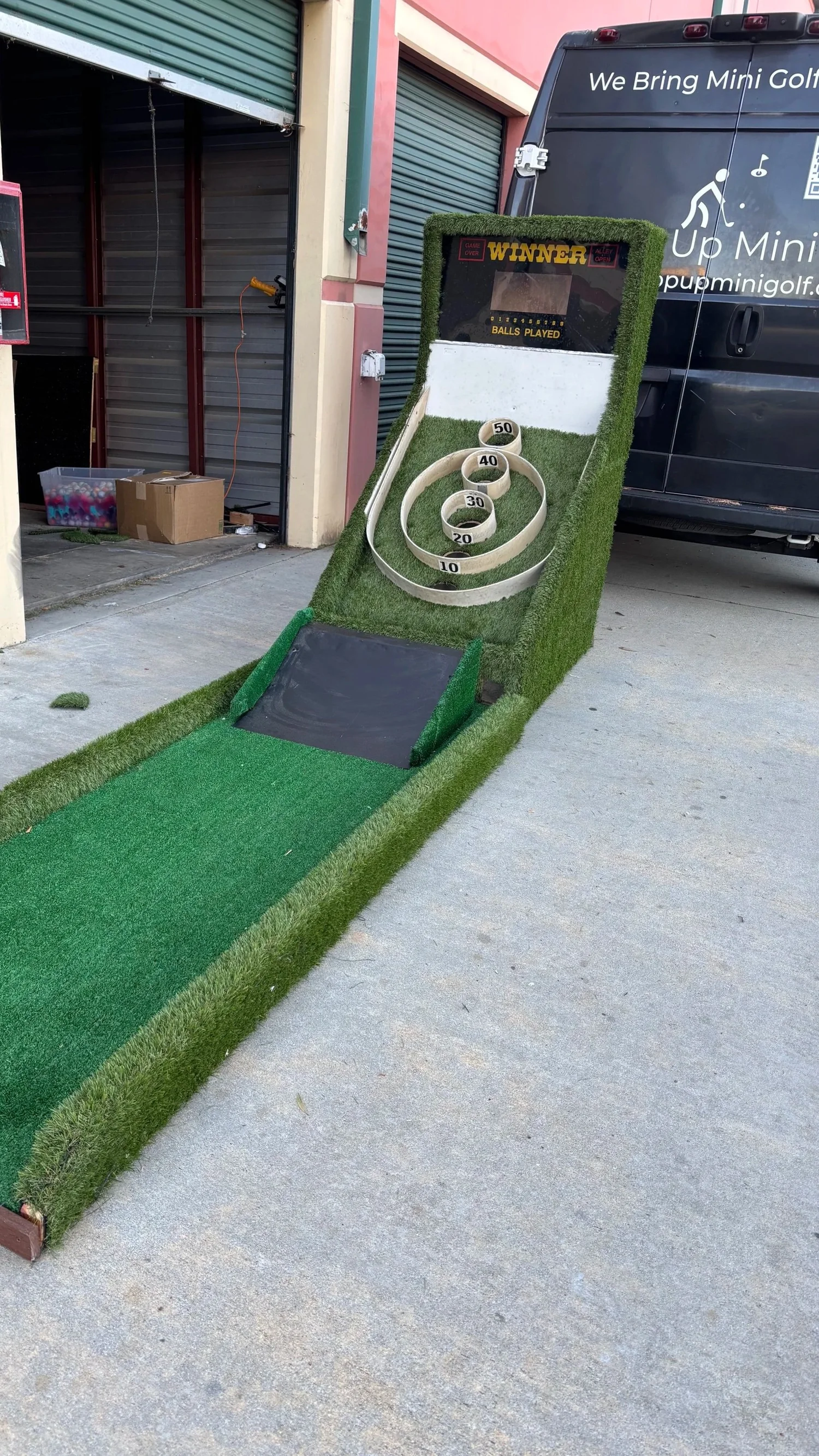 Golf Skee-Ball — LA Pop Up Mini Golf