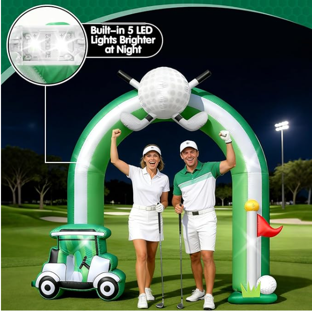 Inflatable Golf Arch - $200 (Requires Power)