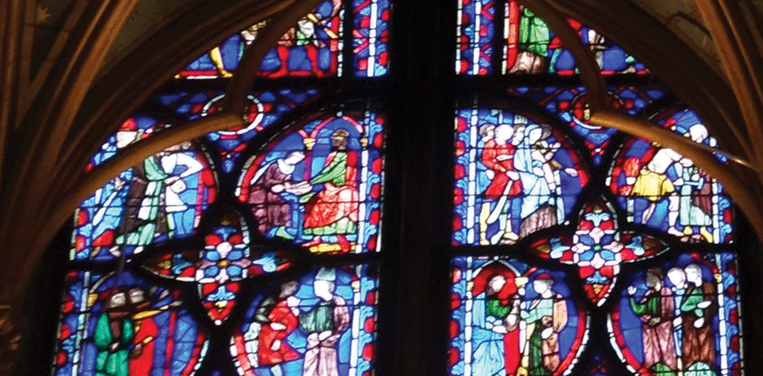Stained glass, Sainte-Chapelle, Paris