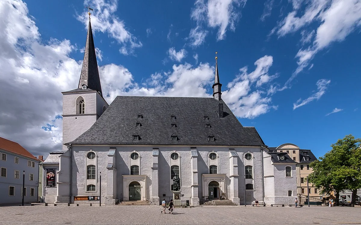 The Town Church in Weimar, also known as Peter and Paul Church, or Herderkirche.