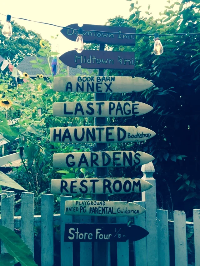 Hard not to miss these signs, right?