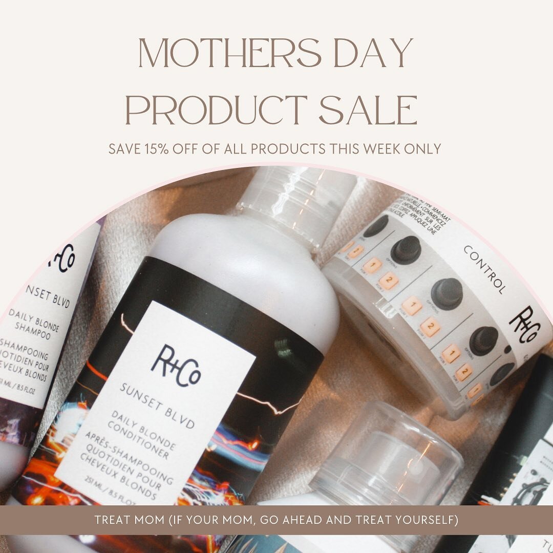 treat mom to some new goodies (or a refill on her faves)

if she&rsquo;s shopped with us before we can help you look up her faves. 

need recommendations? our team is happy to help (and our DMs are always open!)

 

#issaquah #issaquahsalon #issaquah