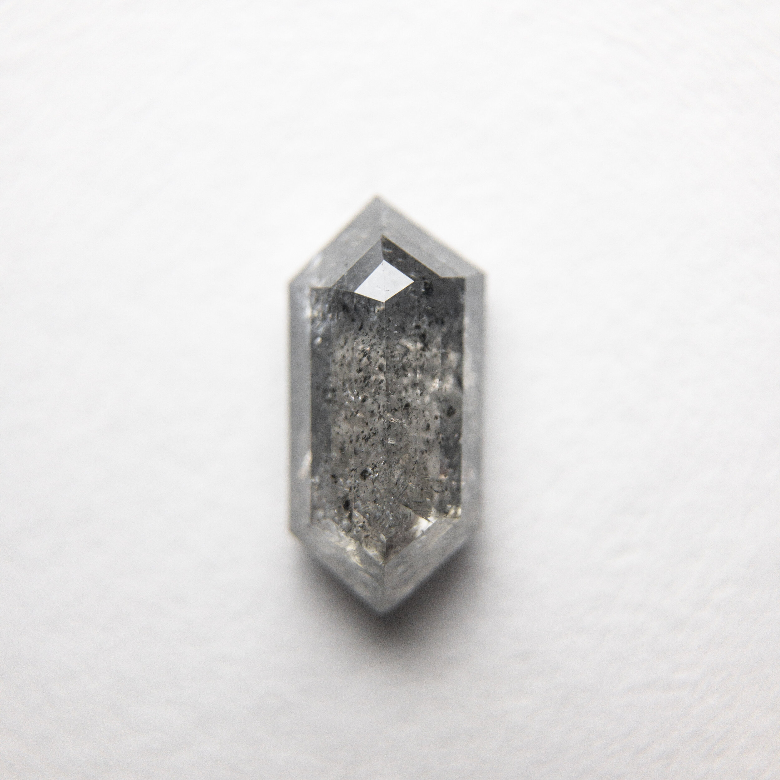 SALT AND PEPPER HEXAGON ROSECUT DIAMOND (Copy)
