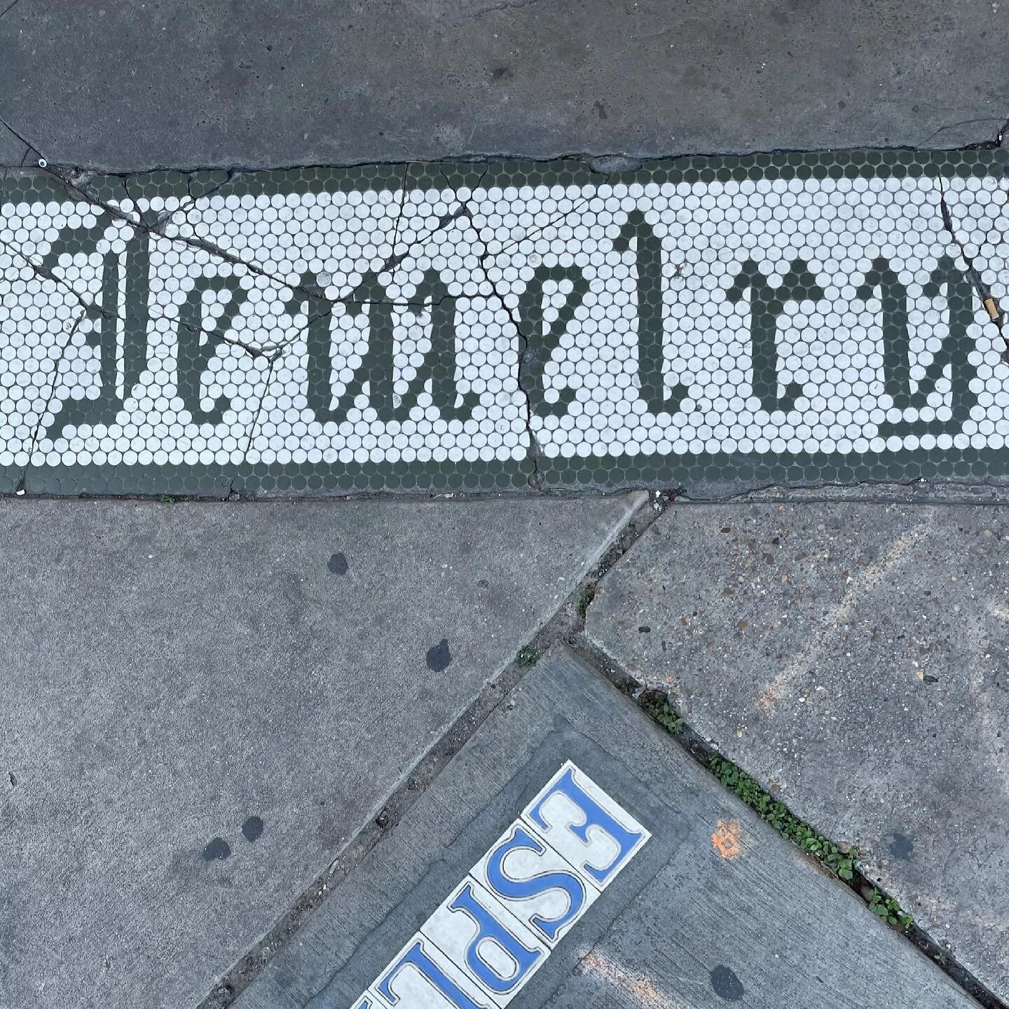 Things I love: Jewelry, Typography, &amp; Mosaic.  #mosaictypography #nolastreets #jewelrydesigner #privatejewelernola