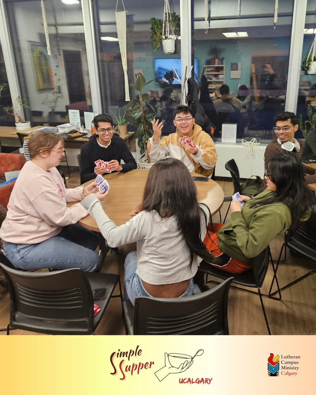 We have a great start in Winter 2026! Thank you for keeping our community joyous and vibrant.

#YYC #campusministries #elcic #simplesupper #drumcircle #terrarium #affirmingfaith #interfaith