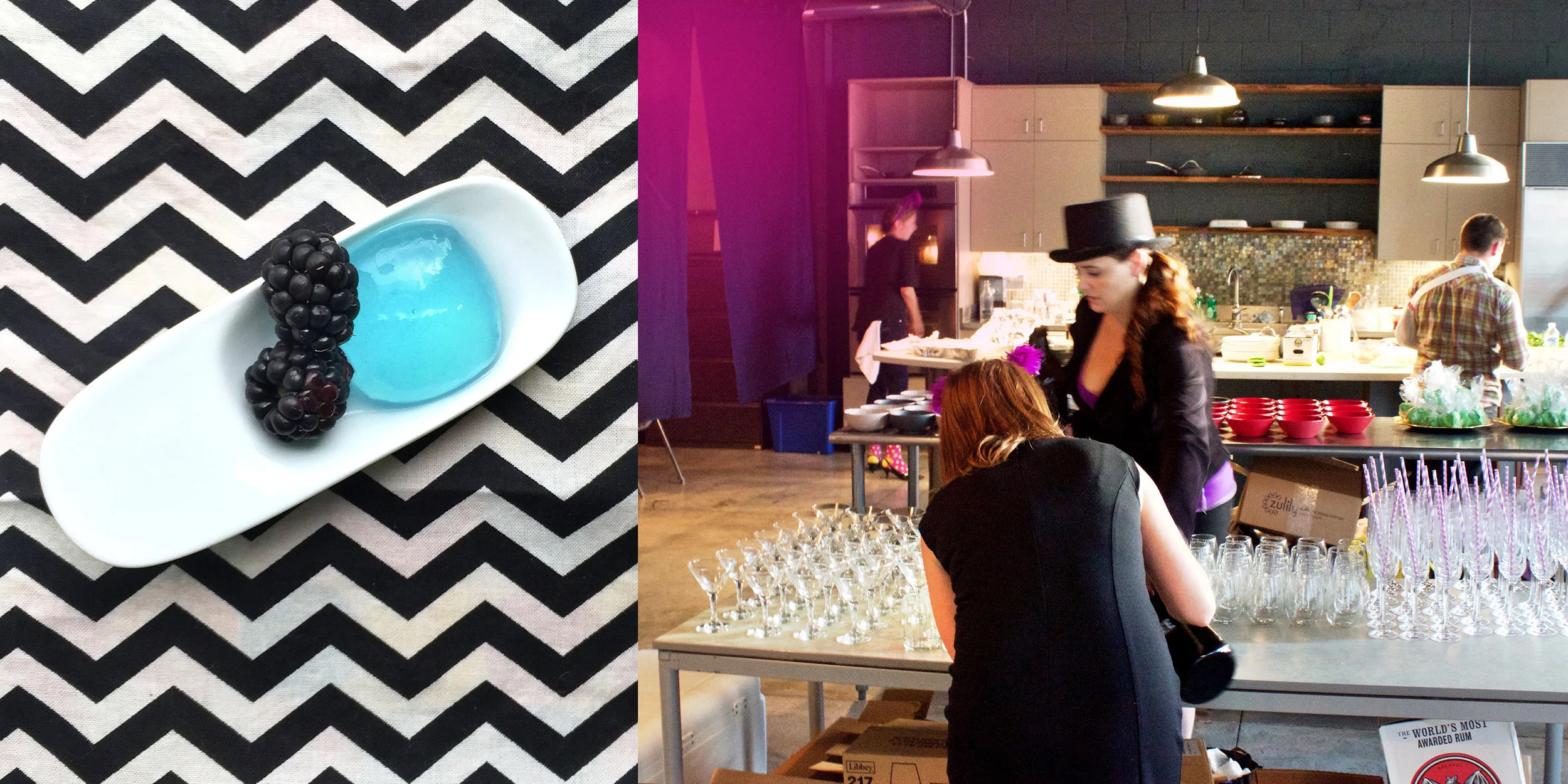 Edible Bubbles: Cotton Candy Infused Vodka / Lime / Ginger Syrup / Ginger Beer