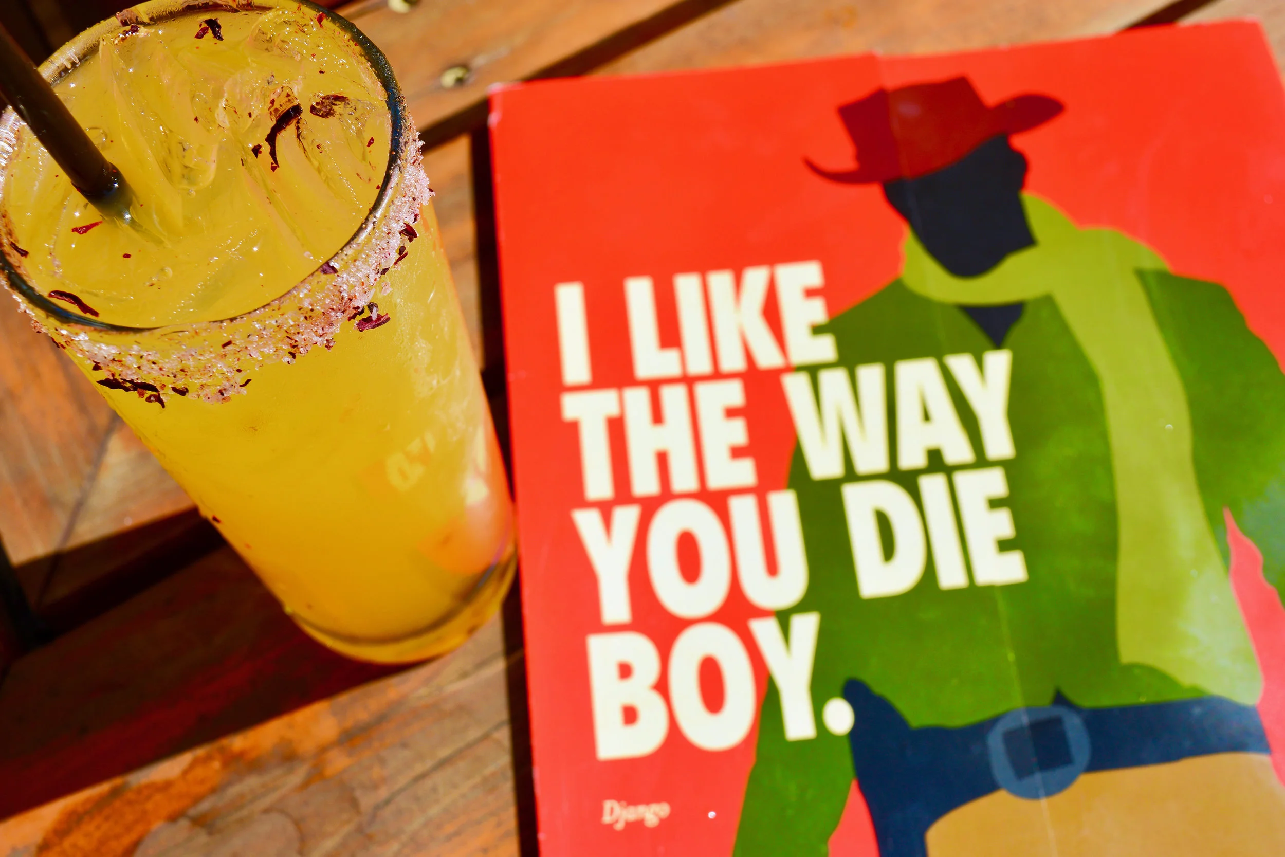 Try Tina's cocktail Dmango Unchained on Archive's new Spring Menu