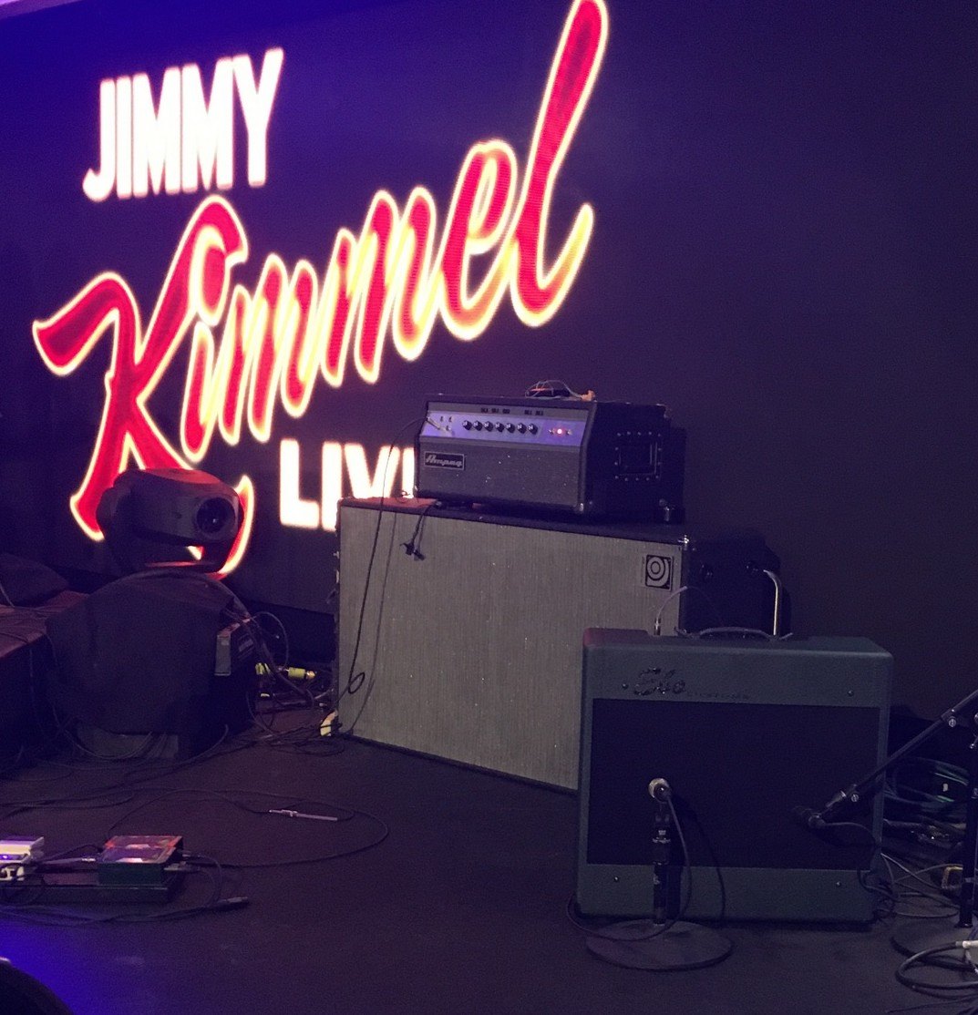 Our pal Josh Cross rockin’ this Del Rio in LA for a Kimmel taping with Justin Moore.