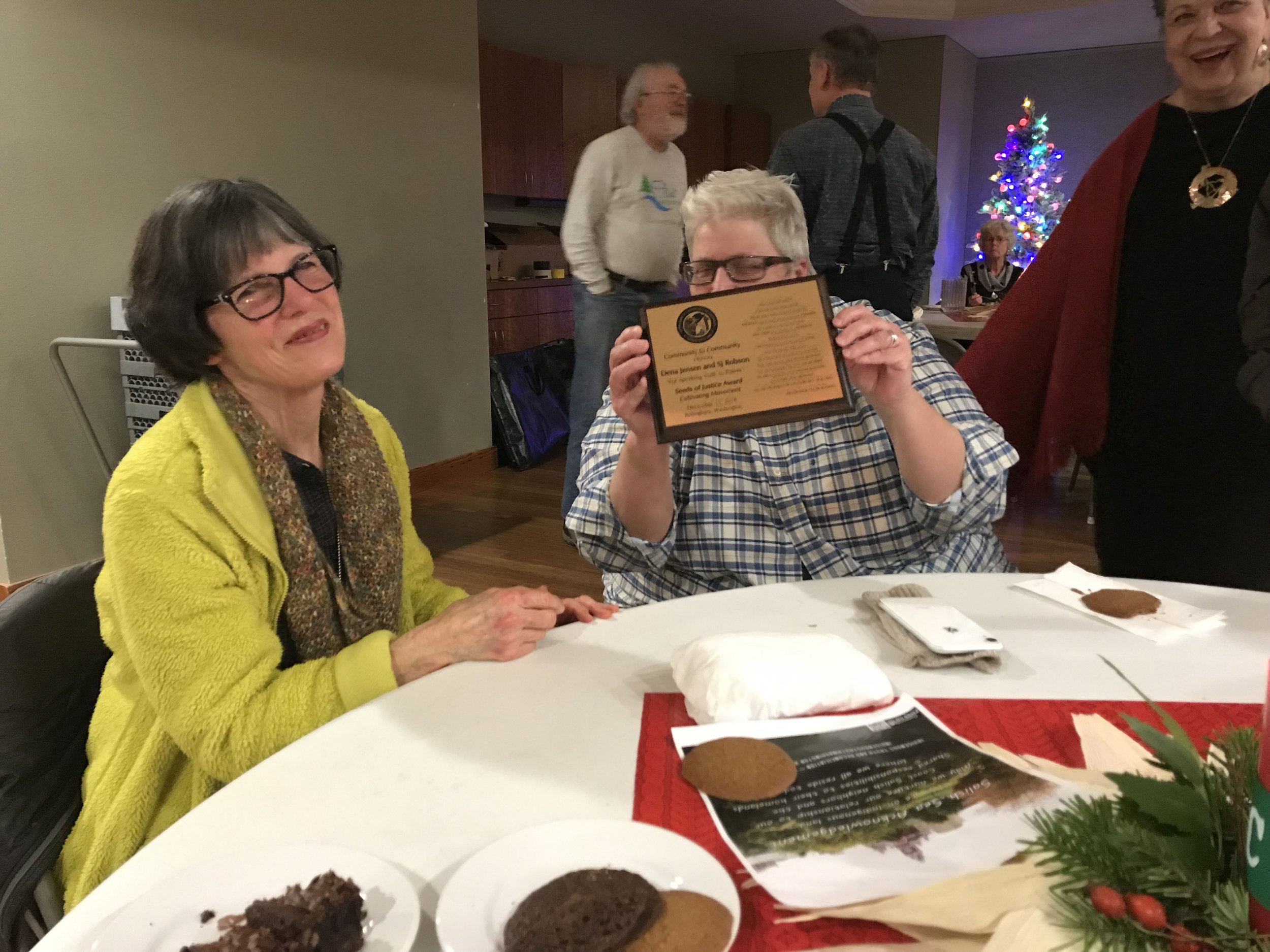 Dena Jensen, left and SJ Robson, right