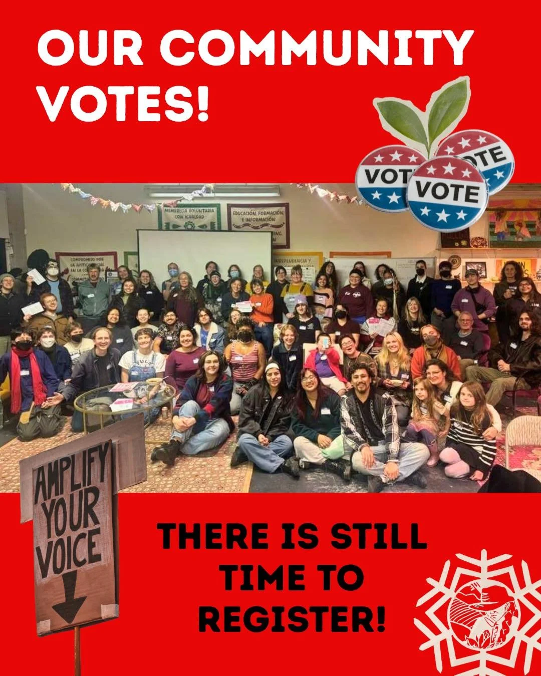 Our Community Votes! Big thanks to everyone who came out for our general election voting party! 

Election FOMO? Not registered to vote? There&rsquo;s still time! Visit the auditor&rsquo;s office at 311 Grand Ave #103 to register to vote or get a rep