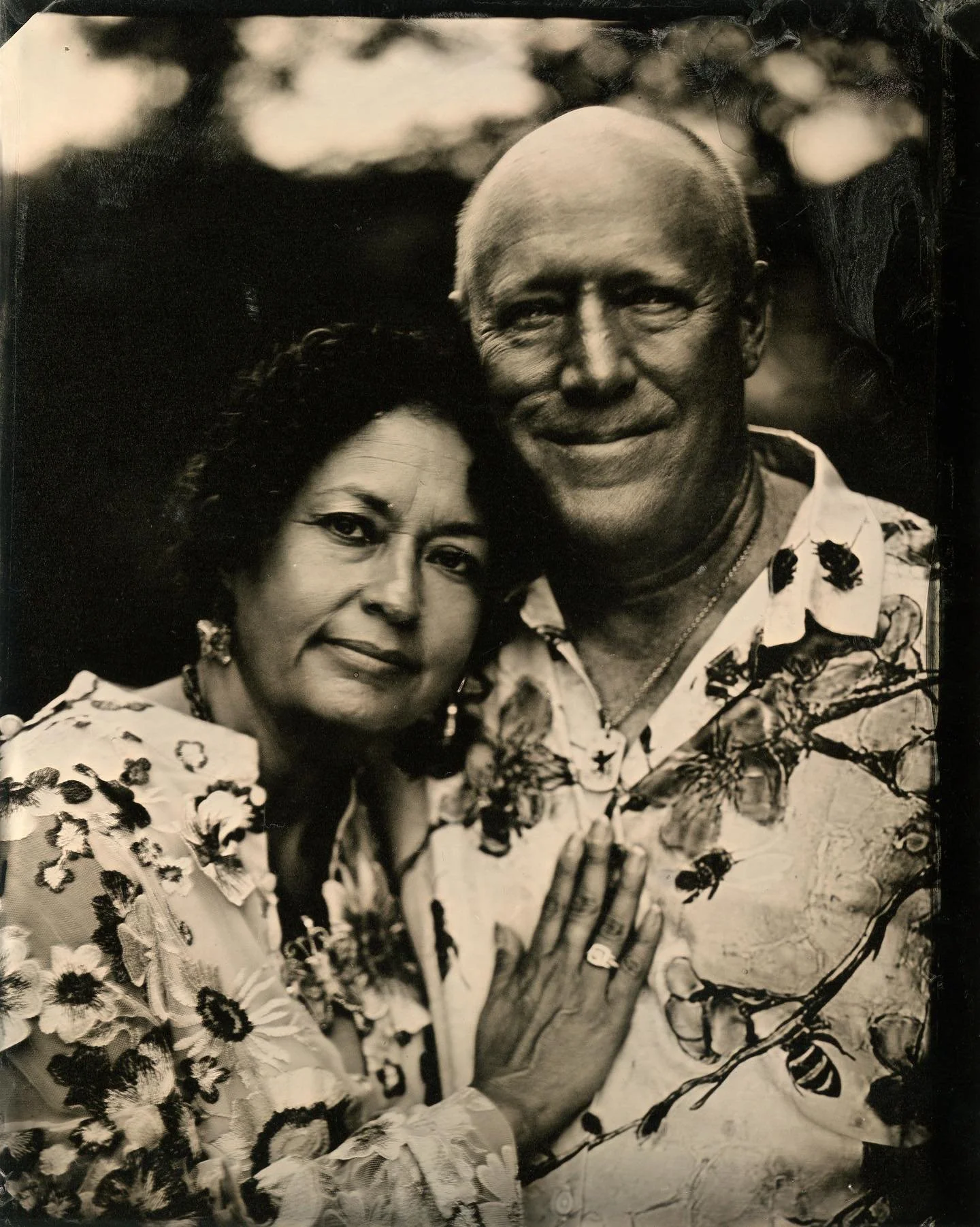 Tami &amp; Steve visited @narrowsburgny last weekend and popped into the studio for a tintype session. How sweet are they?? Link in bio to book your own session, or email me! artatever@gmail.com
