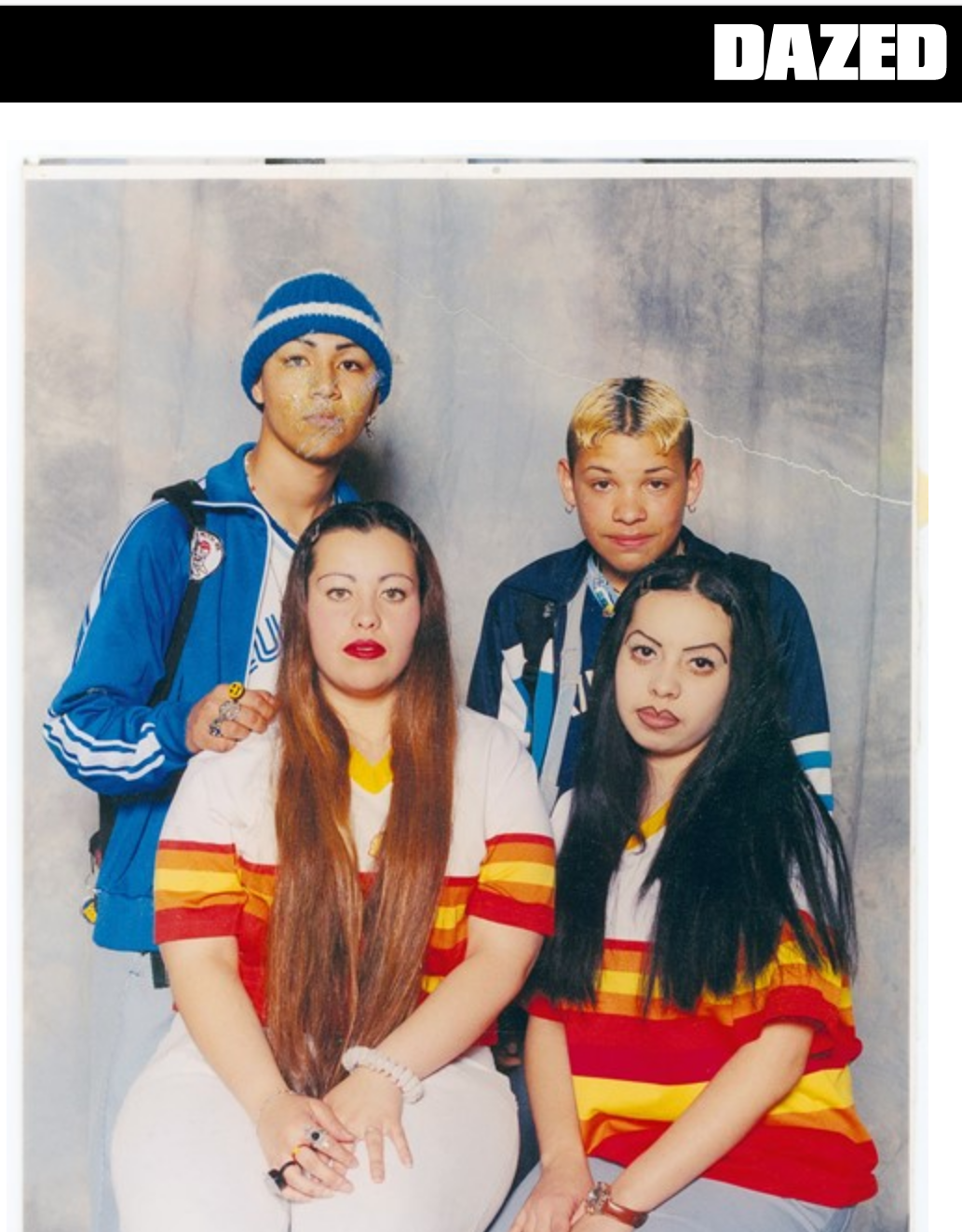 Swing Kids party crew from San Gabriel Valley, 1994Courtesy Guadalupe Rosales and Deborah Meza