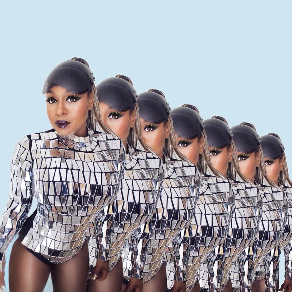 Ultra Naté disco ball dress multiples by Marco Cerrone.jpeg