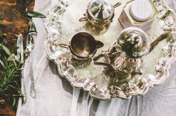 1099 Set de thé argent / Silver Tea Set 2