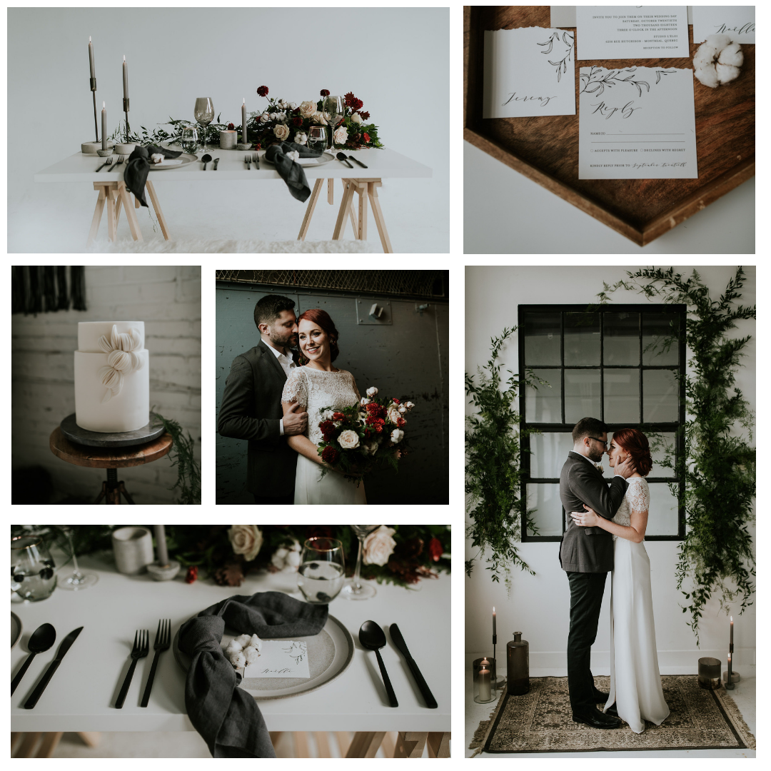 H O L I D A Y Lieu / Venue l'Éloi Photographe/Photographer Planification and stylisme / Planning & Styling Kismet & Clover Fleurs/Flowers
