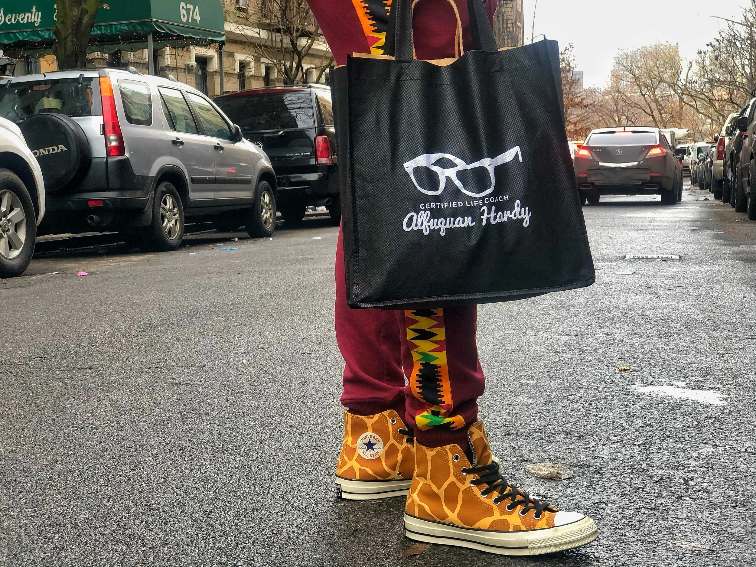 Black Grocery Tote
