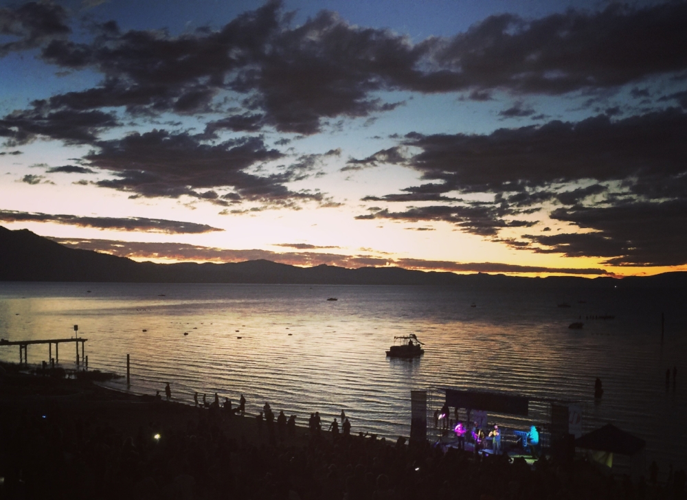 Lake Tahoe on a beautiful summer's evening