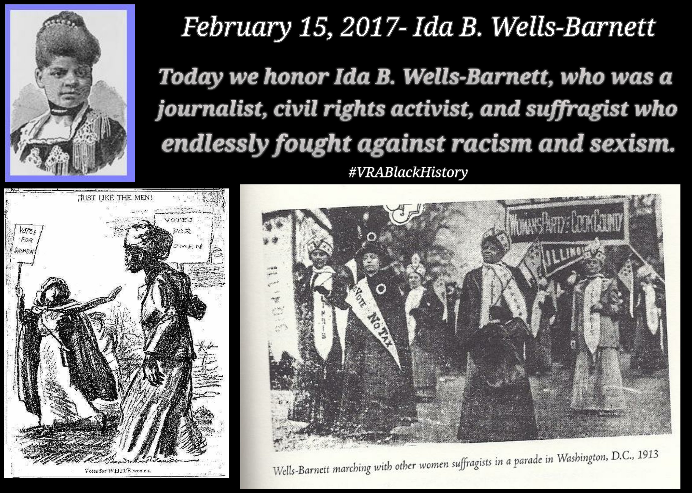 February 15, 2017- Ida B. Wells-Barnett (1862-1931)