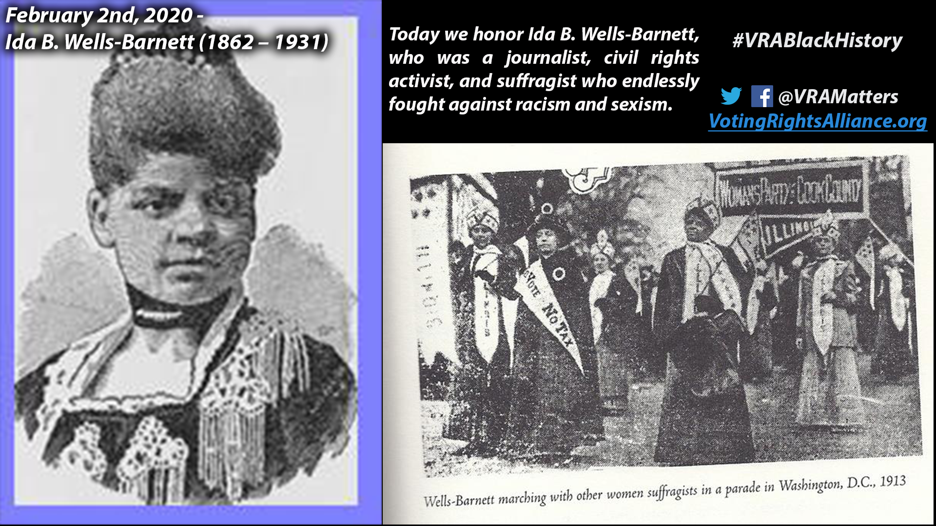 February 3 - Ida B. Wells-Barnett&nbsp;(1862-1931)