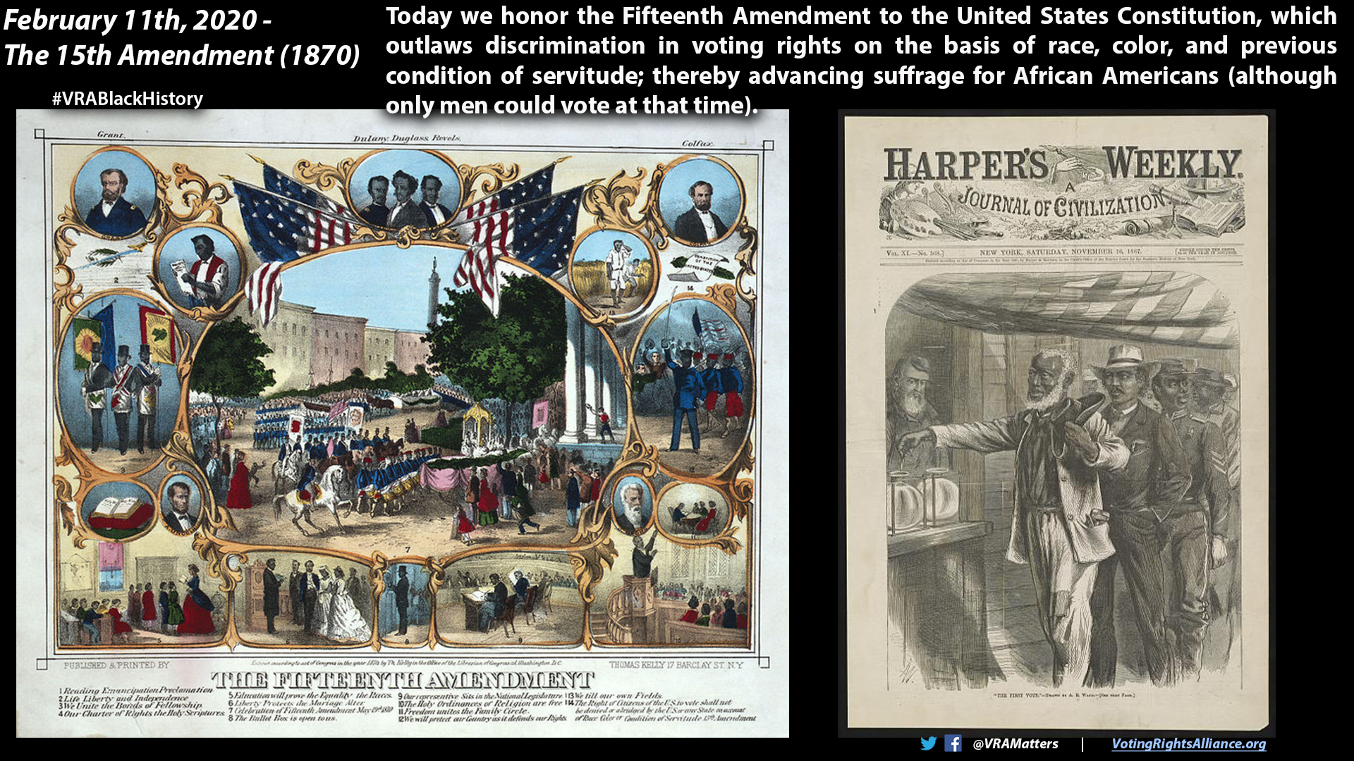 February 11 - The Fifteenth Amendment (1870) — The Voting Rights Alliance