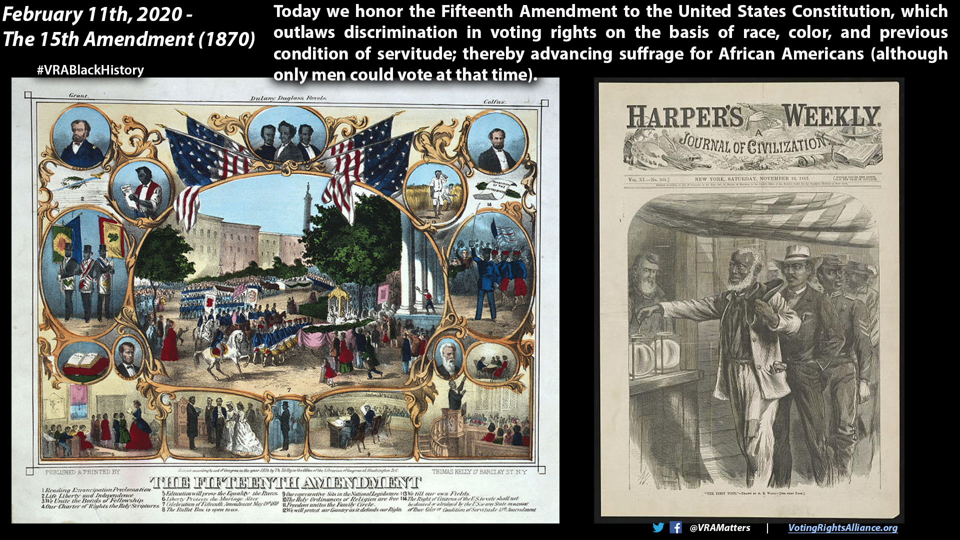 February 11 - The Fifteenth Amendment (1870)