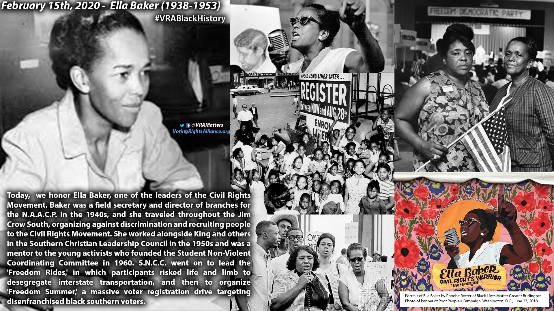 February 15 - Ella Baker (1938-1953)