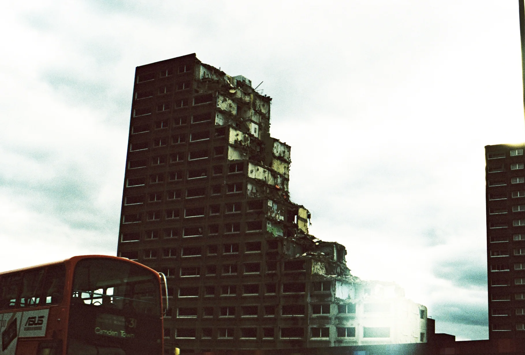 Bus and Building, London, UK.