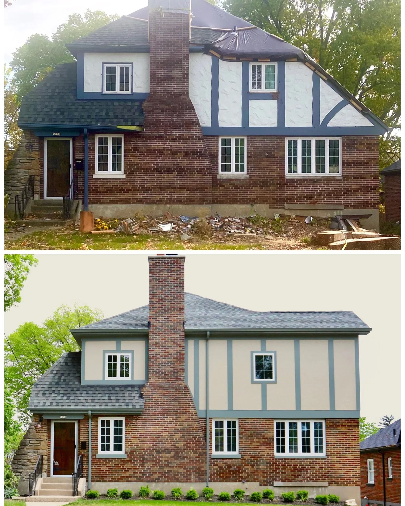 This one has been a journey.  ⁠ A massive tree fell on this home, displacing the family who lived here and leaving the structure devastated. We didn&rsquo;t know them, but their experience &mdash; and the damage left behind &mdash; was heavy. It woul