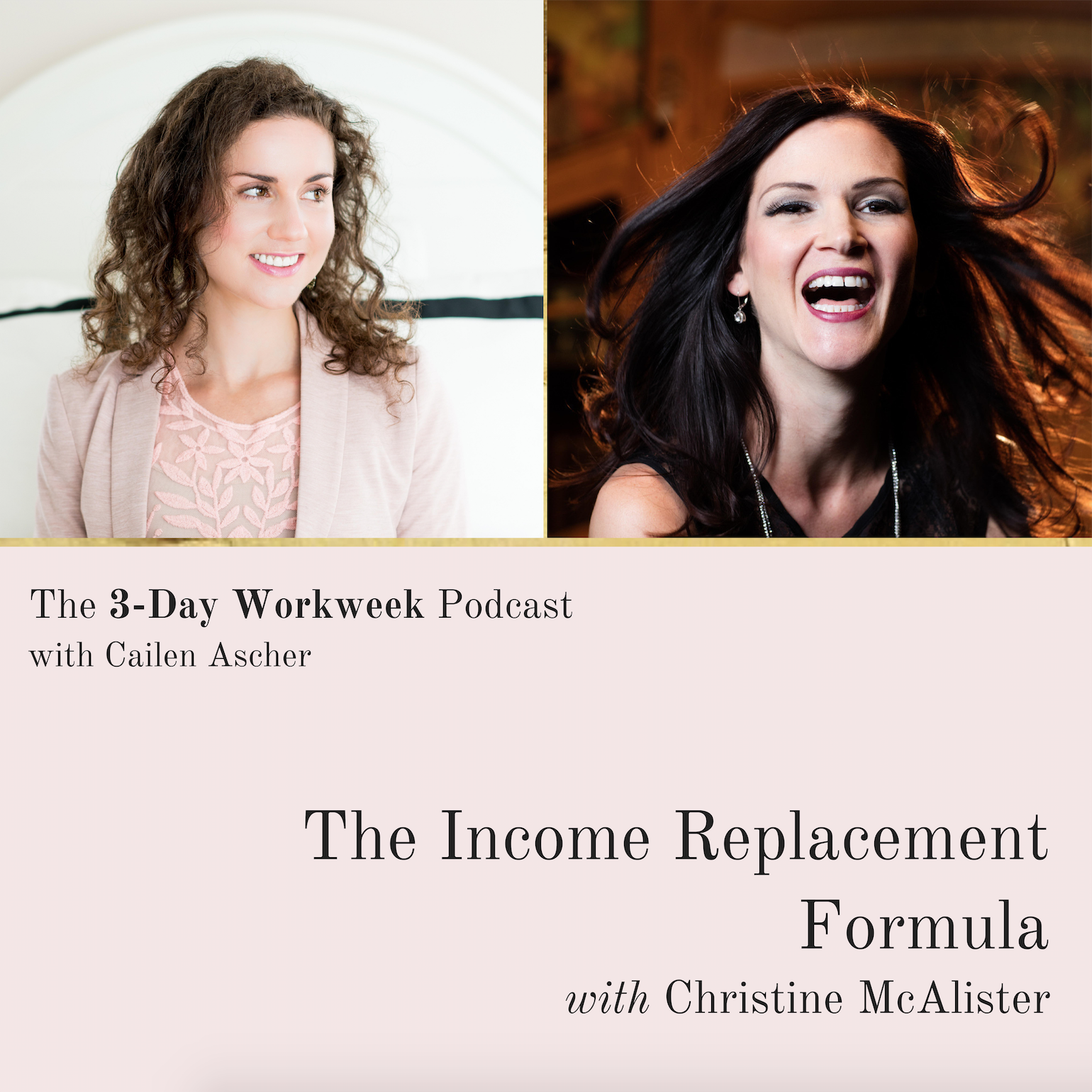 The 3-Day Workweek Podcast with Cailen Ascher - 2018-05-02 - The Income Replacement Formula with Christine McAlister - Square Promo Image.png