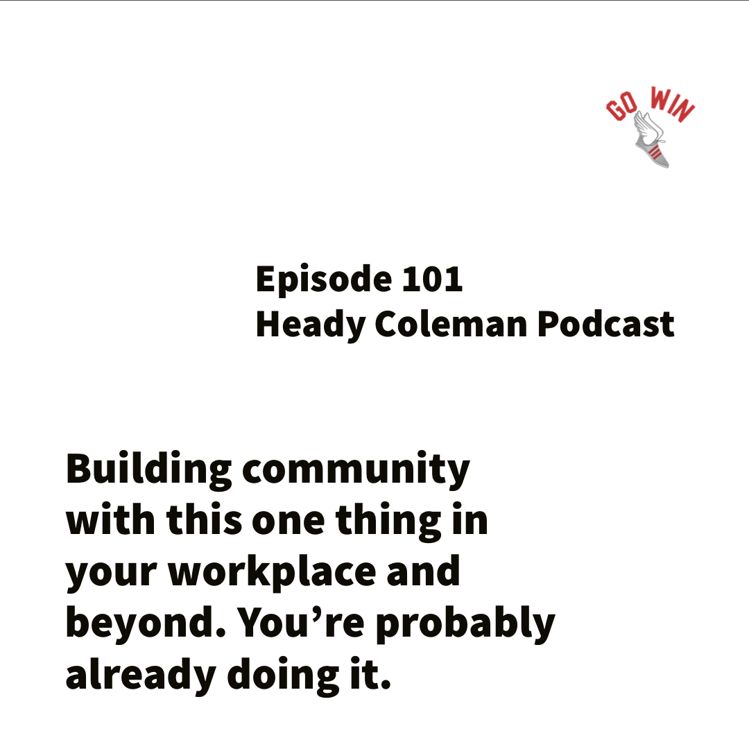 Building community in the workplace and beyond