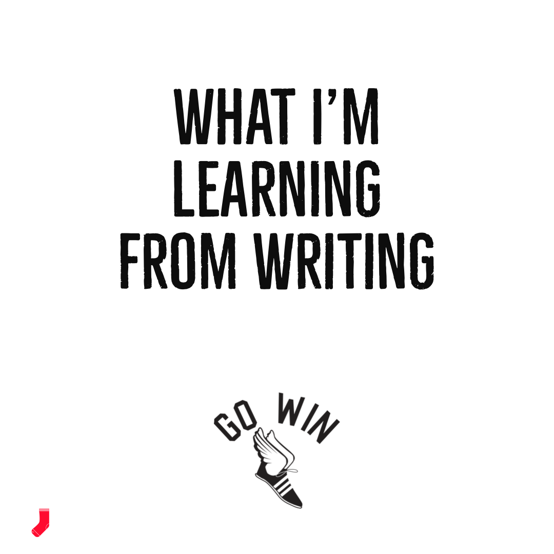 What I’m learning from writing everyday