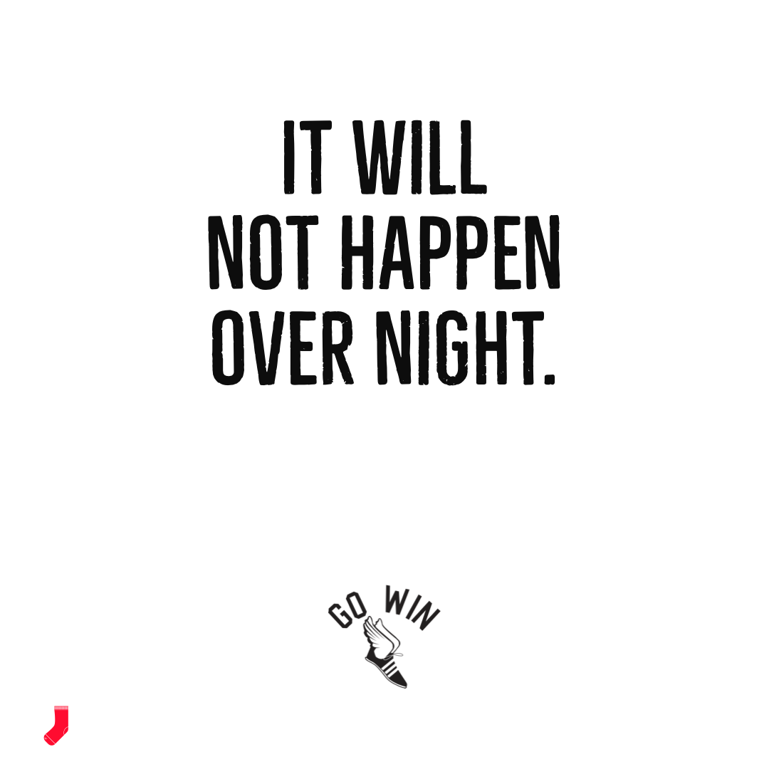 It will not happen over night
