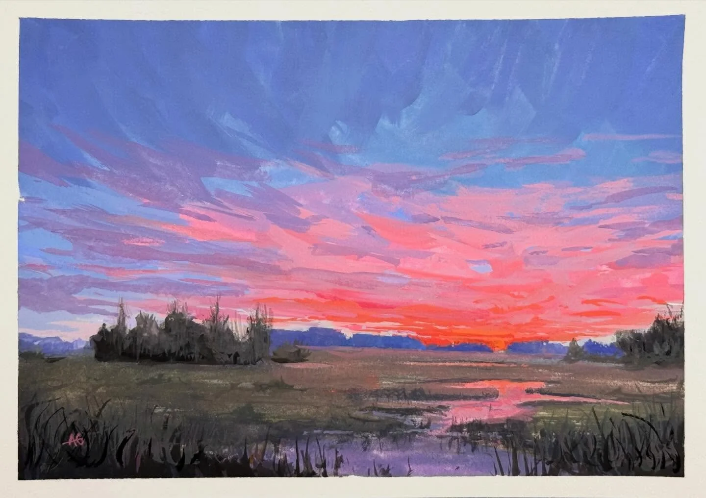 Bloom

5x7 gouache landscape sketch.