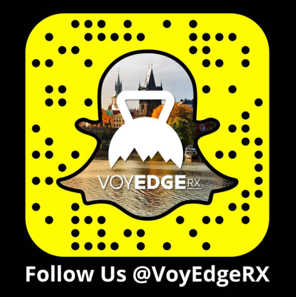 Follow us on snapchat! @VoyEdgeRX
