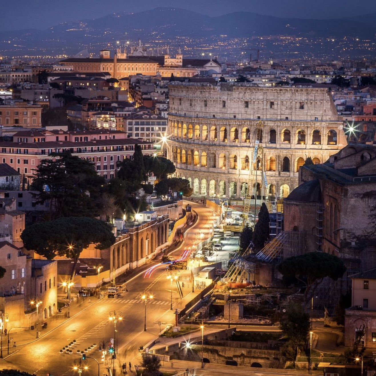 Taken from the Altare della Patria - only a couple Euros to climb!