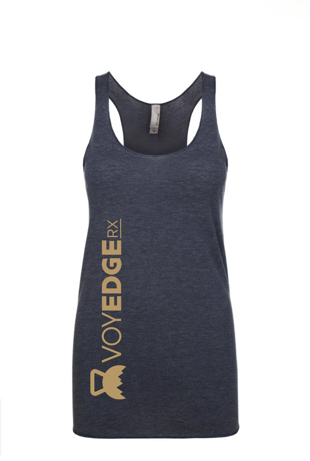Women's Indigo TRI-BLEND RACERBACK TANK