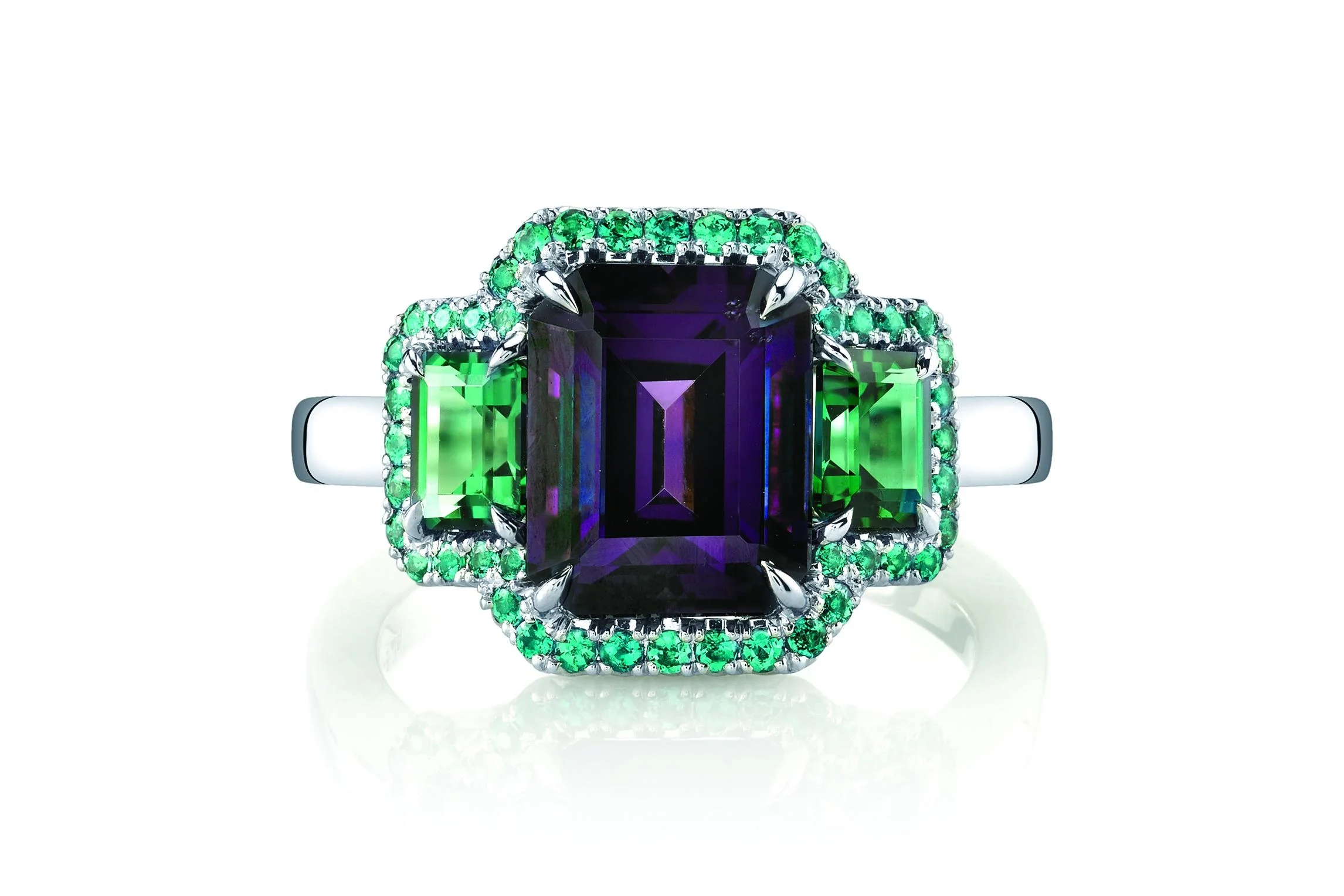 Vivian Purple Spinel Ring 