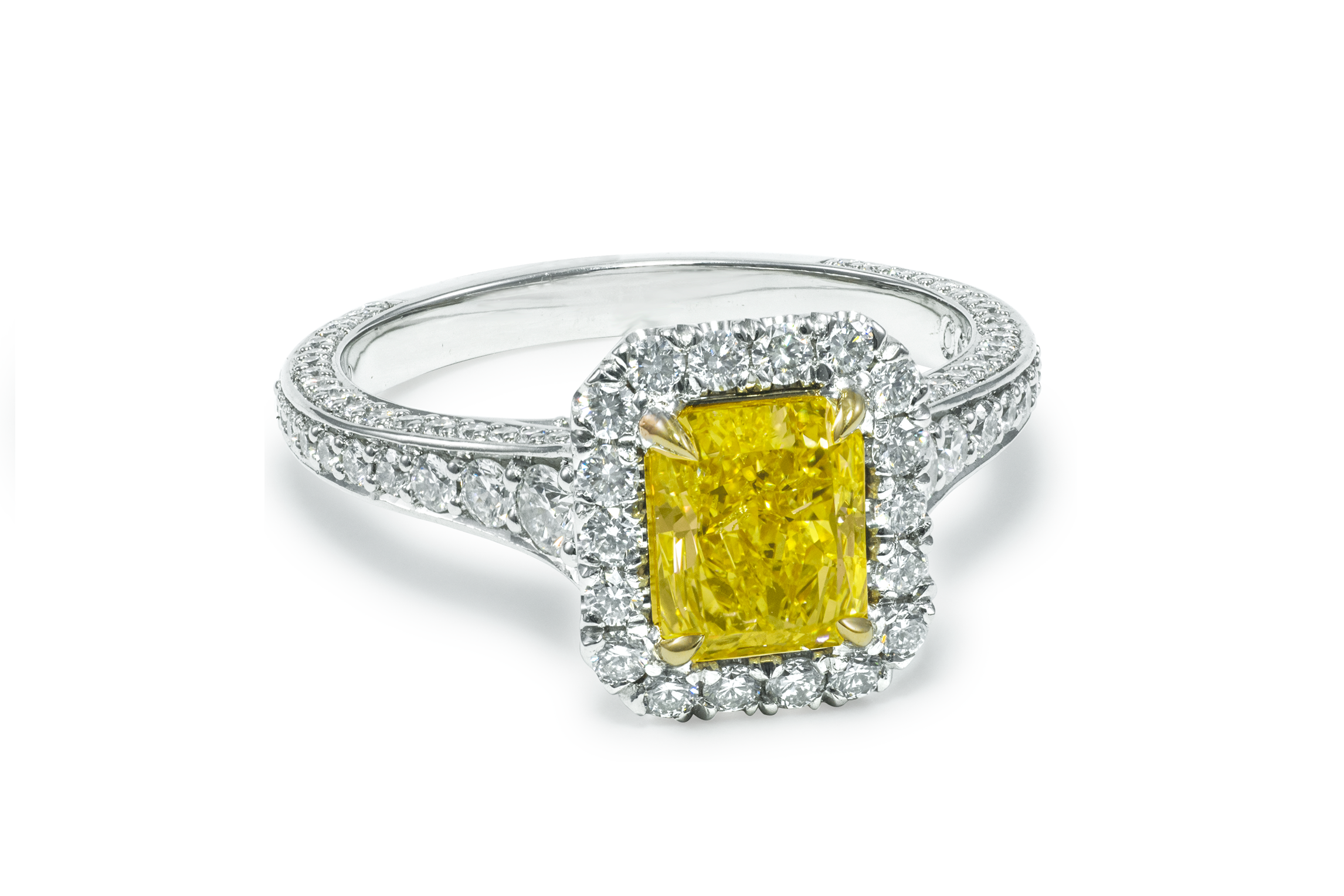 grip Molester toenemen Julie Vivid Yellow Diamond Ring — Steiners Jewelry | San Mateo CA | Quality  Jewelry and Service