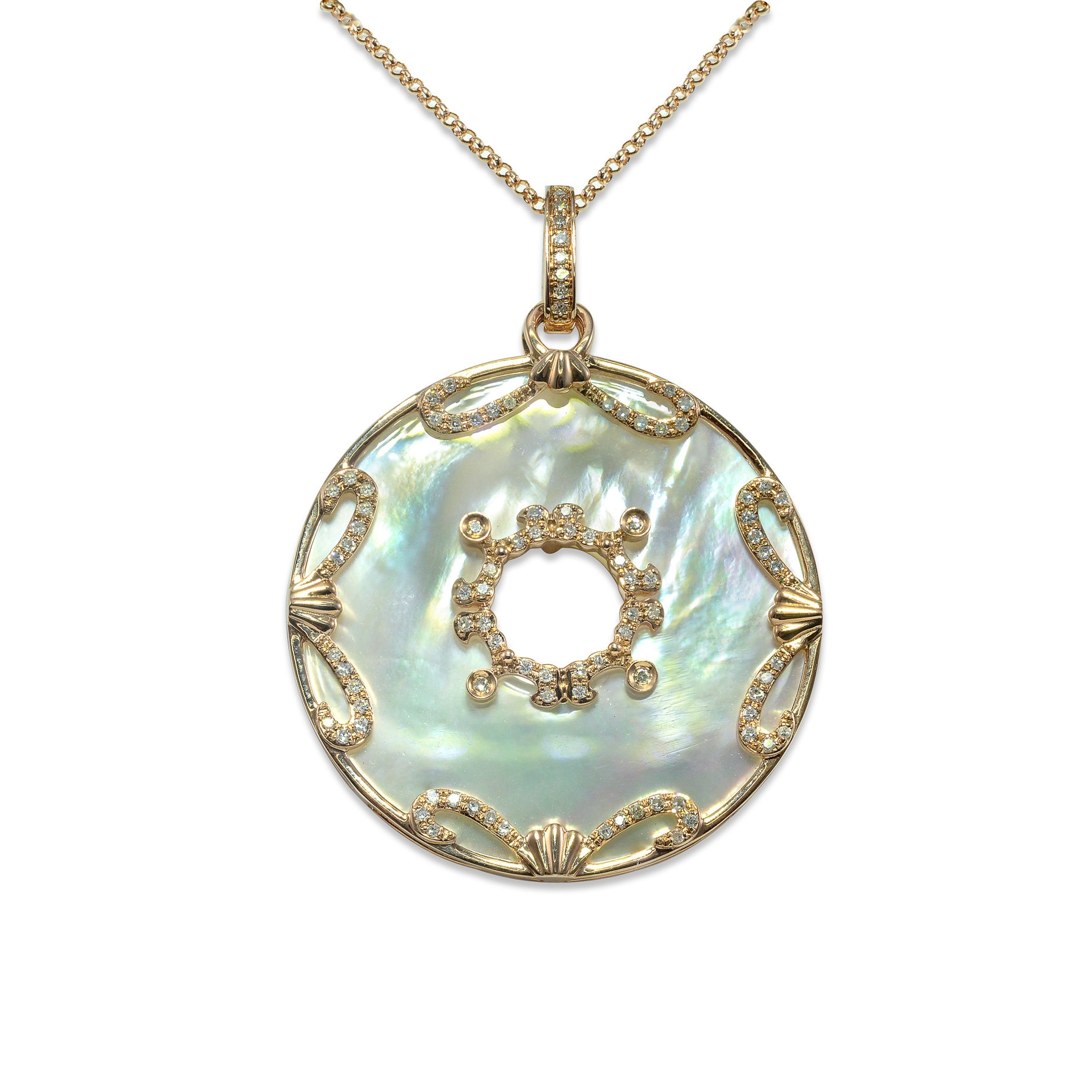 Stella Pink Sapphire Pendant — Steiners Jewelry, San Mateo CA