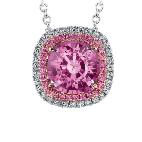 Stella Pink Sapphire Pendant