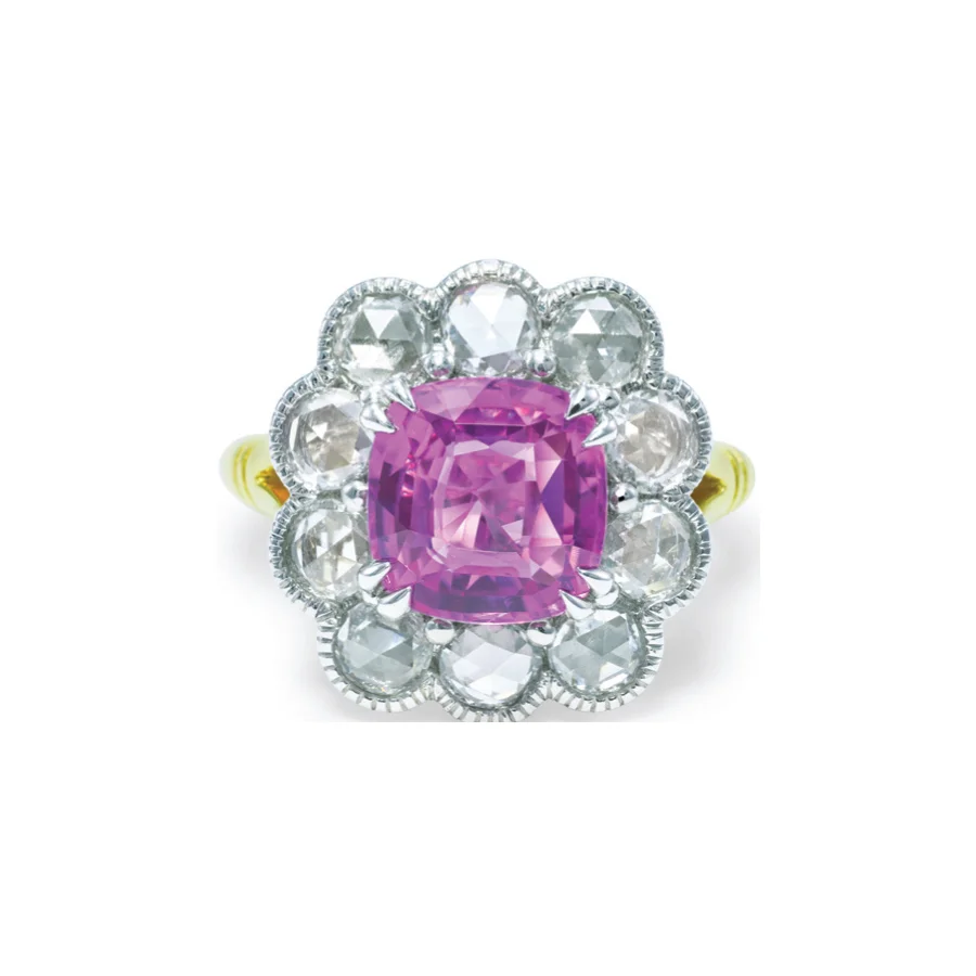 Kendall Pink Sapphire Ring