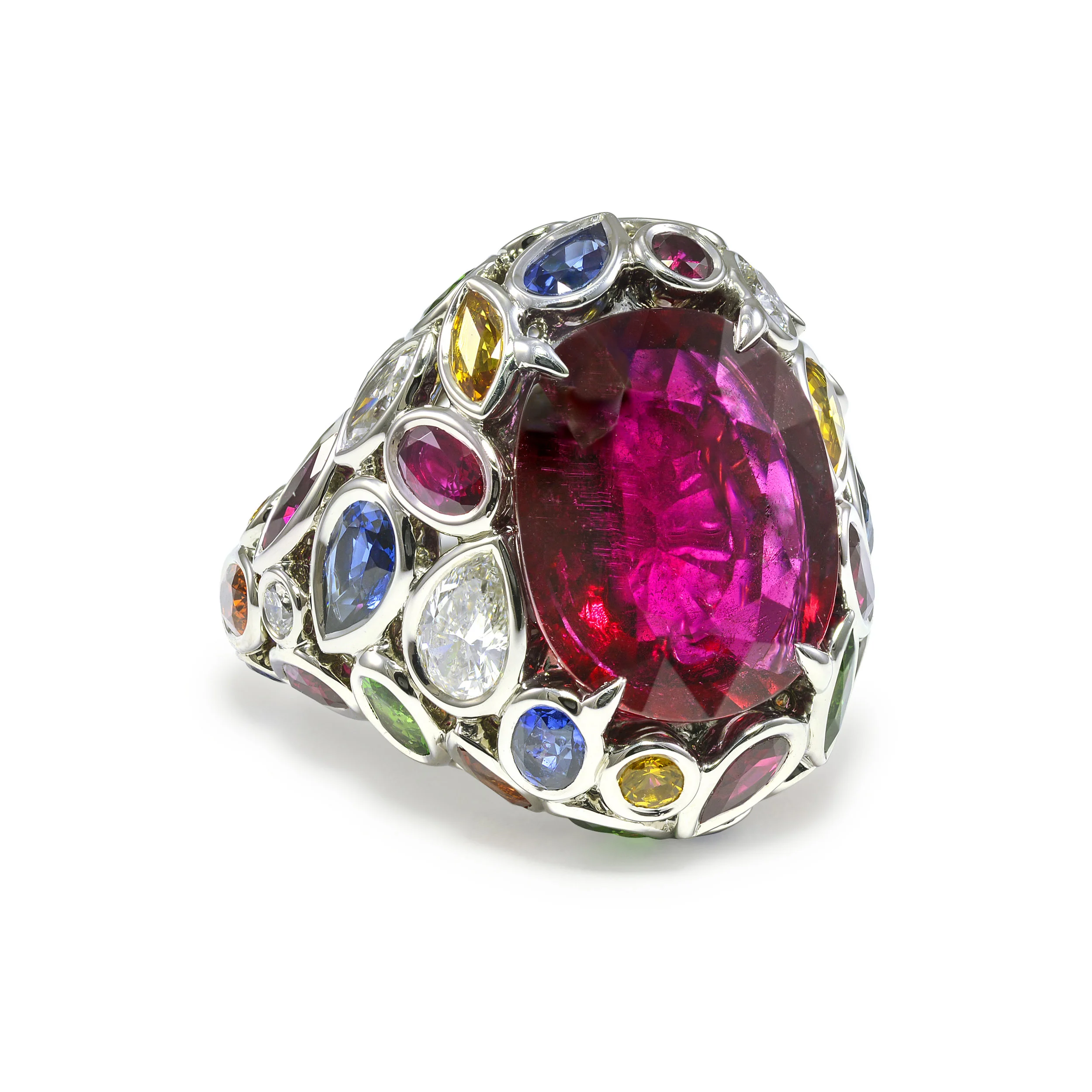Zara 7.65ct Rubellite Ring
