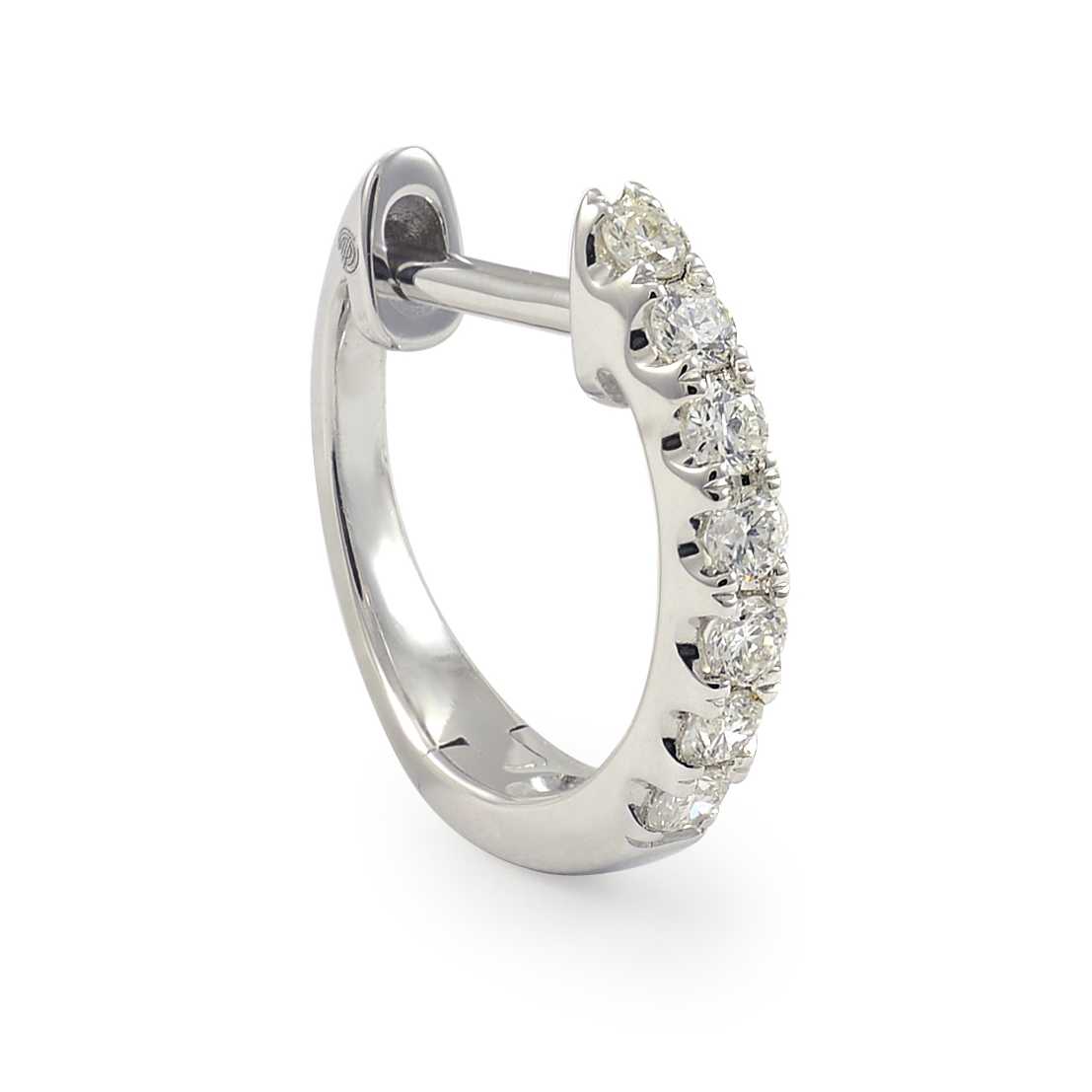 Diana Diamond Hoop Earrings 