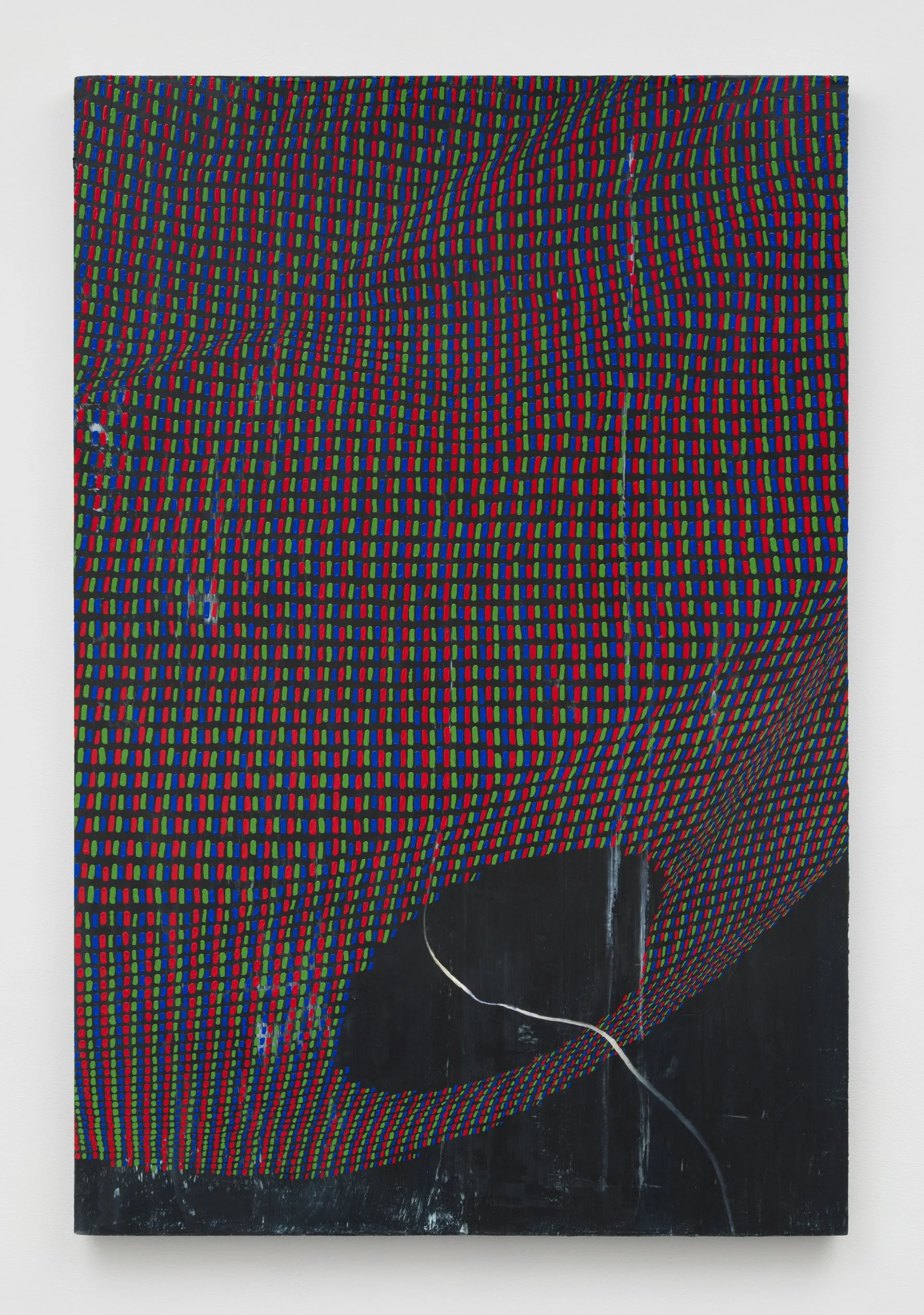  Philosopher VIII  40”x60”  Oil on Venetian Plaster and Foam 